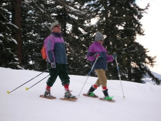  En raquetas de nieve 